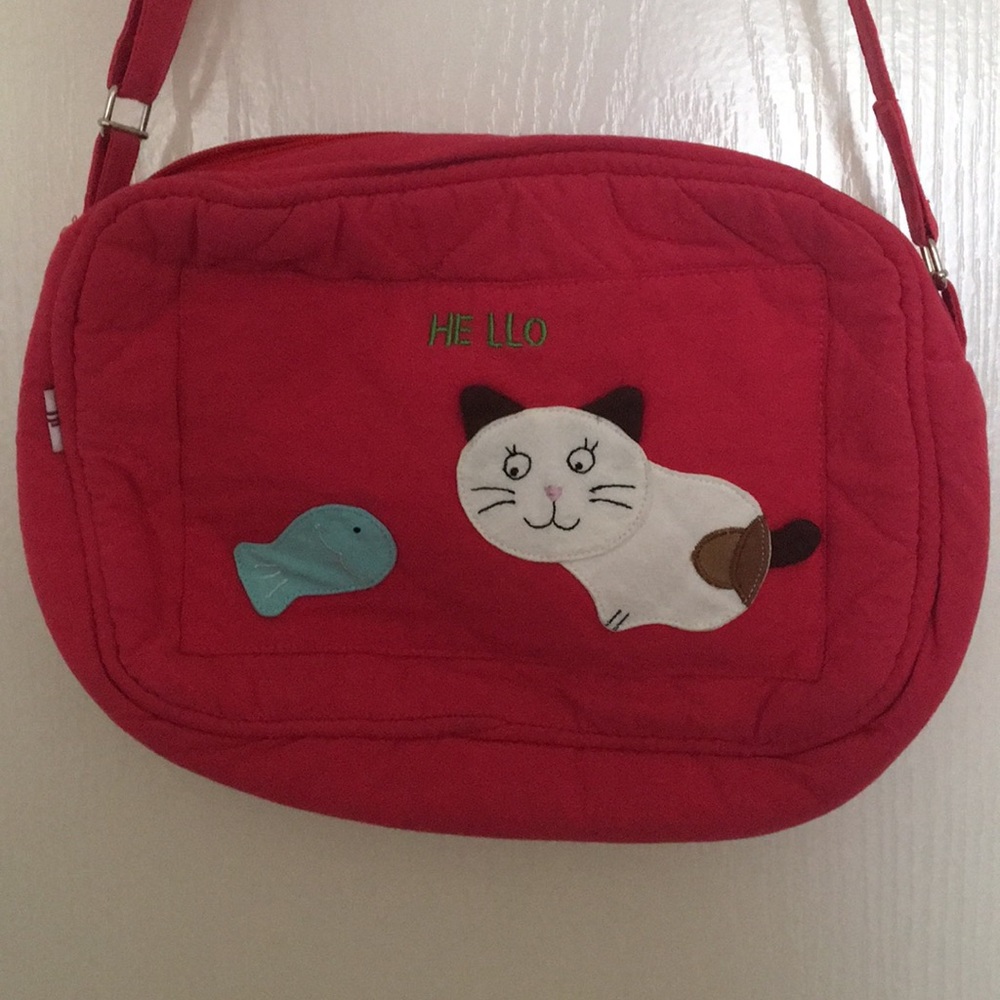Cat & Fish Crossbody